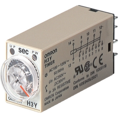 OMRON 歐姆龍 H3Y-2AC100120V-30S計(jì)時器
